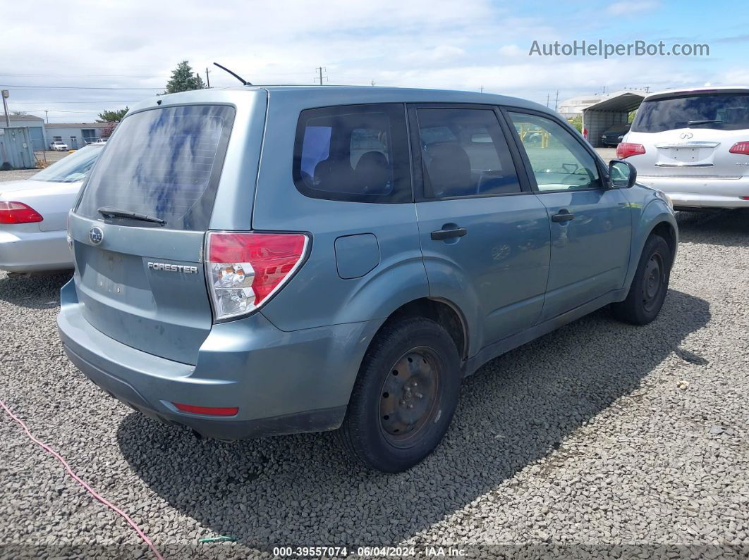 2009 Subaru Forester 2.5x Green vin: JF2SH61619H776578