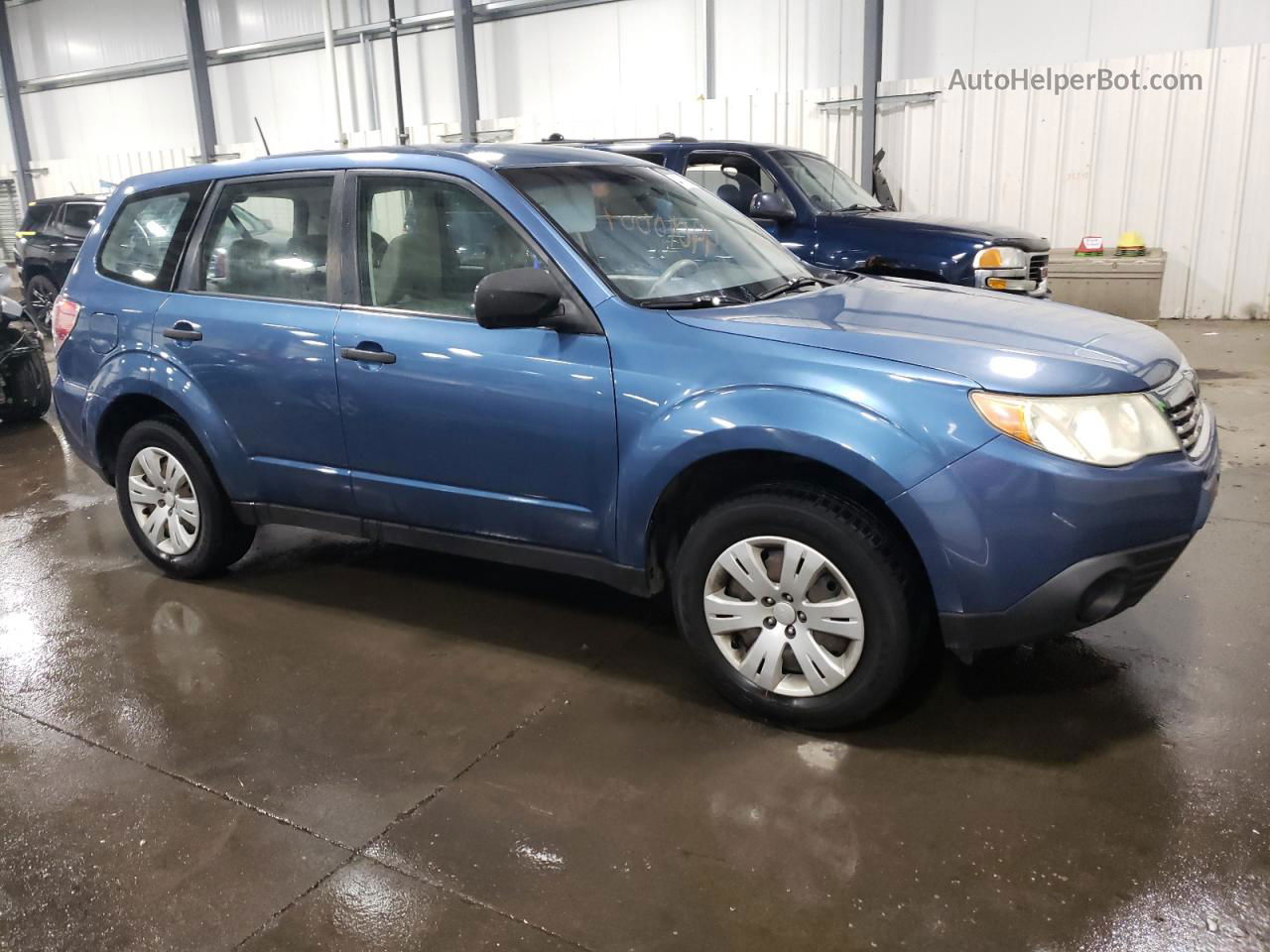 2009 Subaru Forester 2.5x Blue vin: JF2SH61629H763967