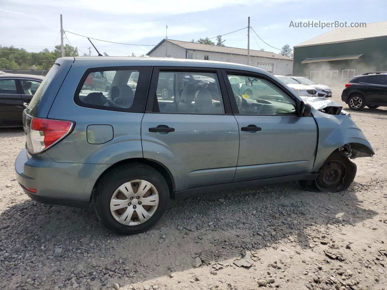 2009 Subaru Forester 2.5x Teal vin: JF2SH61629H783362