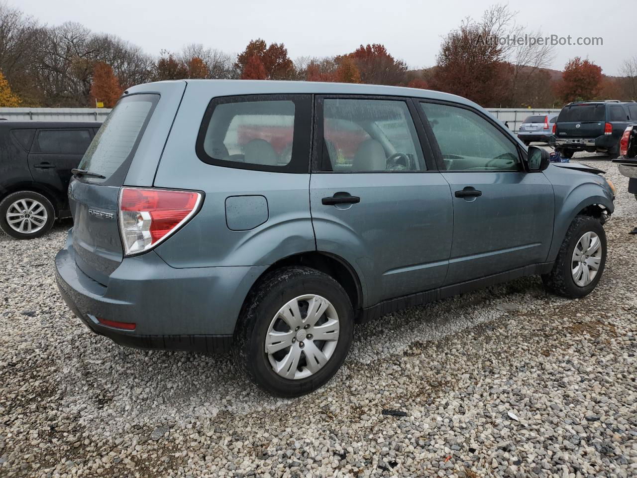 2009 Subaru Forester 2.5x Blue vin: JF2SH61639G745662