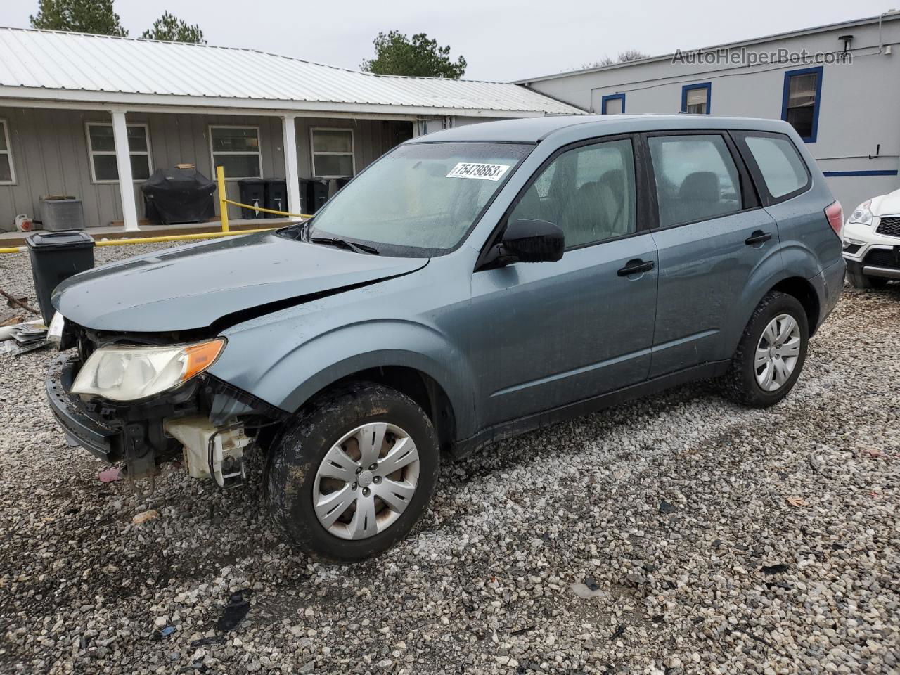 2009 Subaru Forester 2.5x Blue vin: JF2SH61639G745662