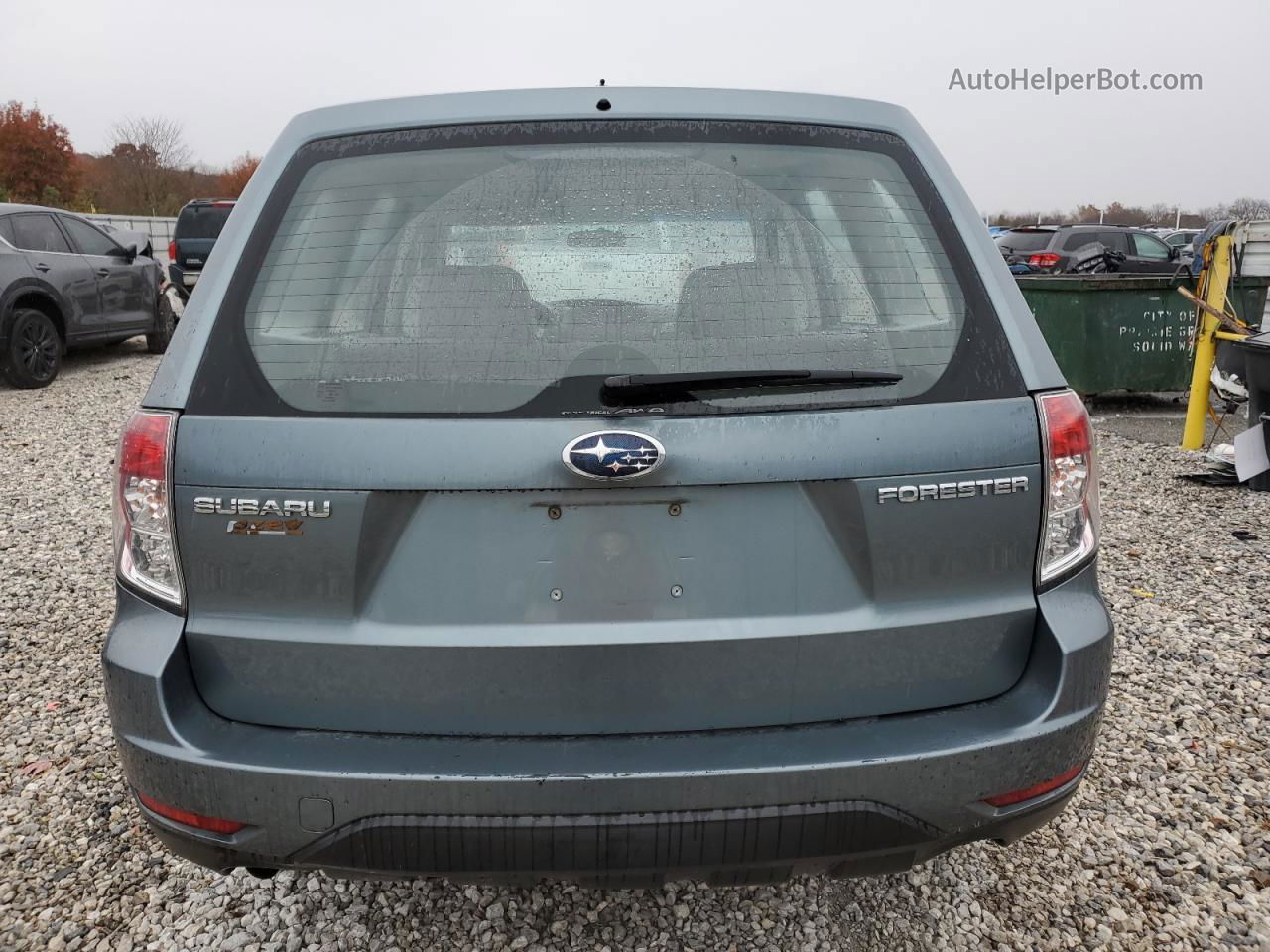 2009 Subaru Forester 2.5x Blue vin: JF2SH61639G745662