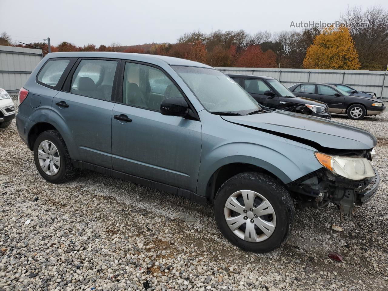 2009 Subaru Forester 2.5x Blue vin: JF2SH61639G745662