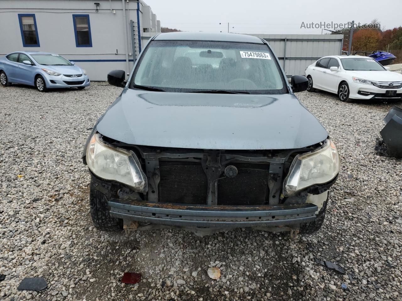 2009 Subaru Forester 2.5x Blue vin: JF2SH61639G745662