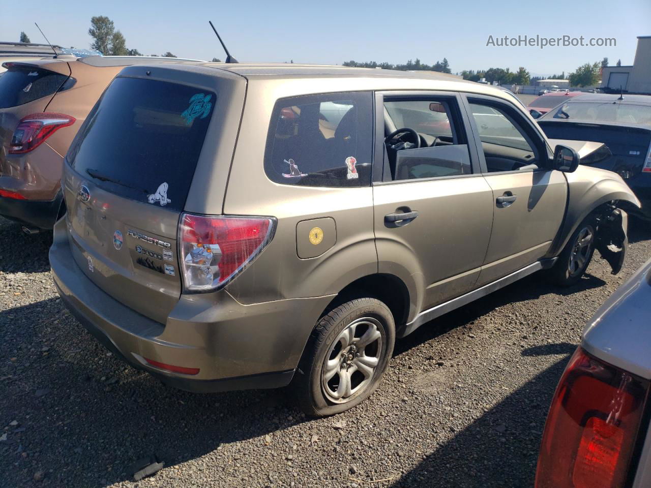 2009 Subaru Forester 2.5x Gold vin: JF2SH61639G763725