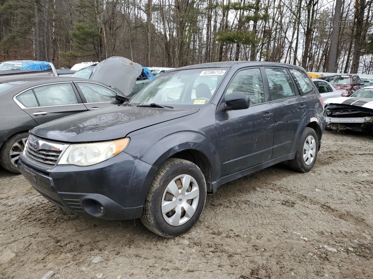 2009 Subaru Forester 2.5x Black vin: JF2SH61639H779238