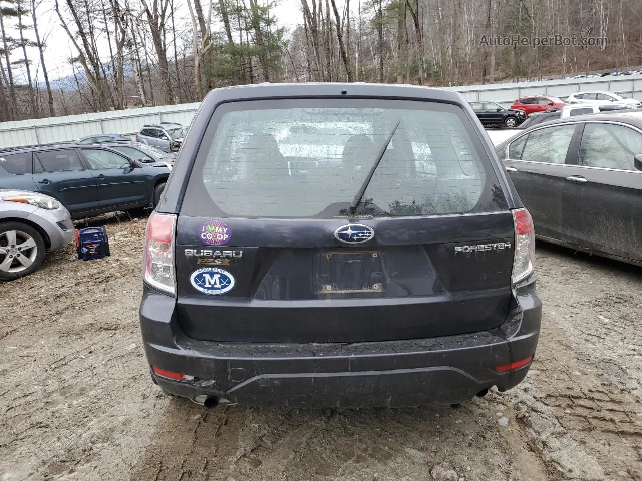 2009 Subaru Forester 2.5x Black vin: JF2SH61639H779238