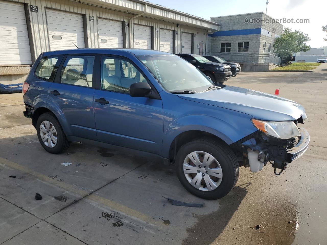 2009 Subaru Forester 2.5x Blue vin: JF2SH61649G787385