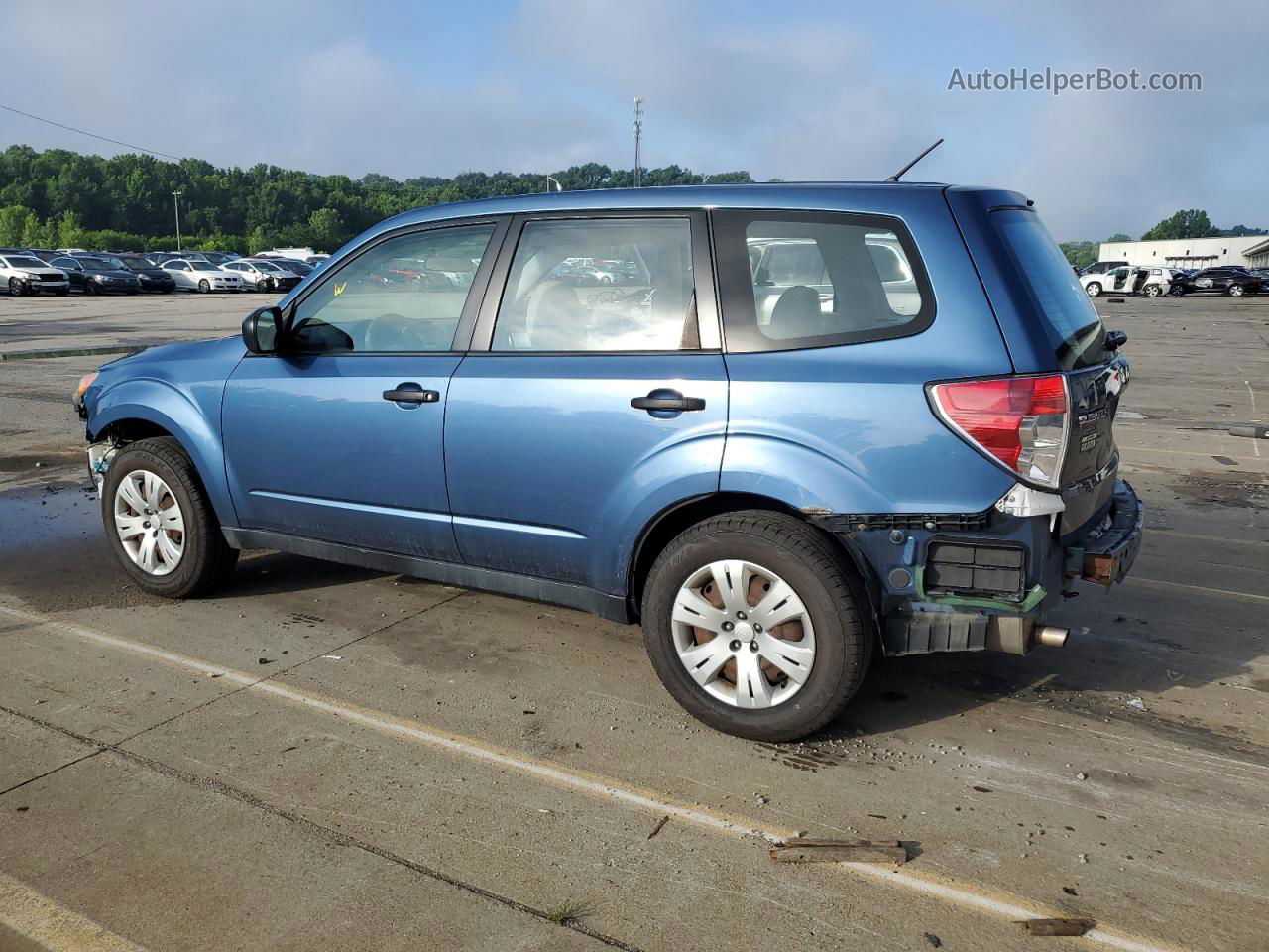 2009 Subaru Forester 2.5x Blue vin: JF2SH61649G787385