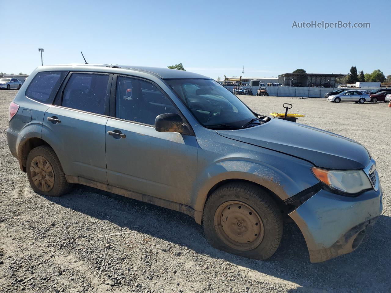 2009 Subaru Forester 2.5x Синий vin: JF2SH61649H732591