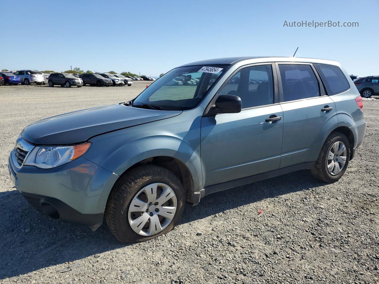 2009 Subaru Forester 2.5x Синий vin: JF2SH61649H732591