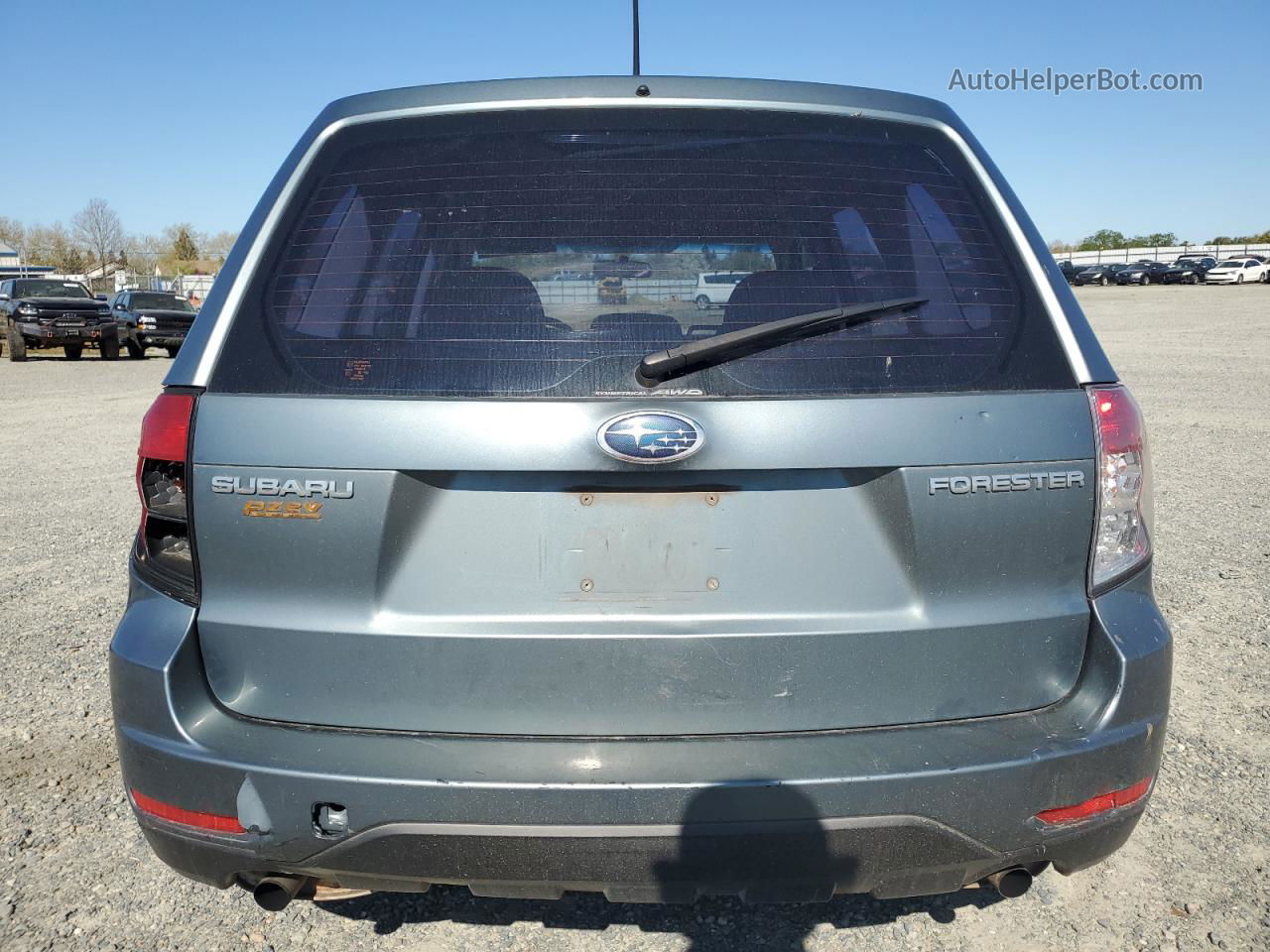 2009 Subaru Forester 2.5x Blue vin: JF2SH61649H732591