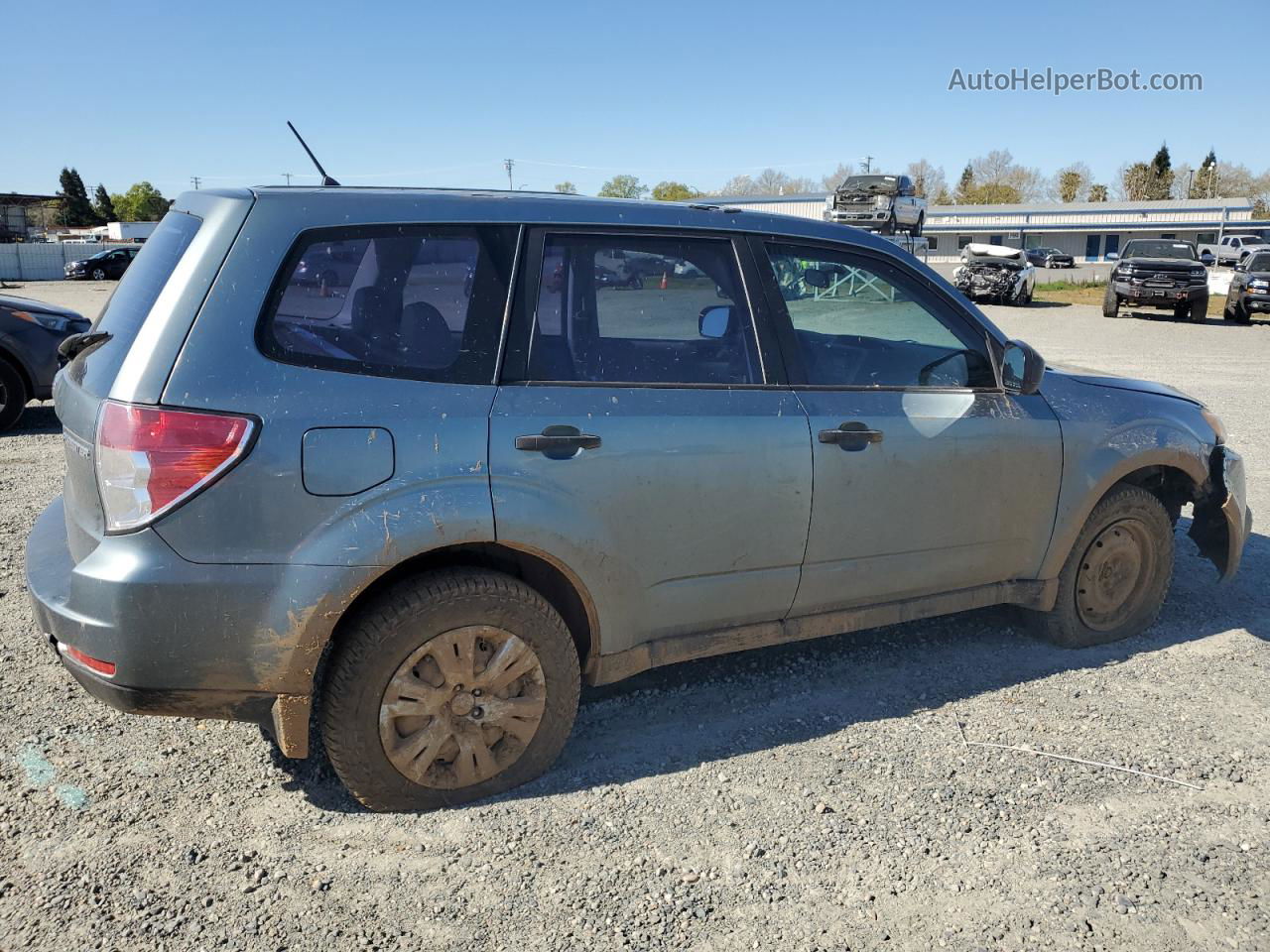 2009 Subaru Forester 2.5x Синий vin: JF2SH61649H732591