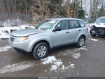 2009 Subaru Forester 2.5x Silver vin: JF2SH61649H737337