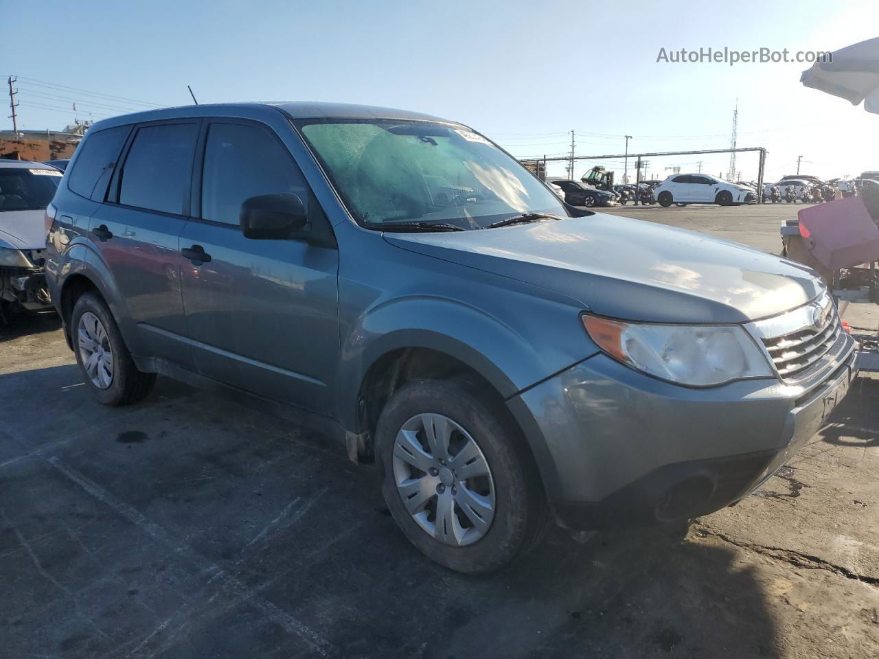 2009 Subaru Forester 2.5x Синий vin: JF2SH61649H750430