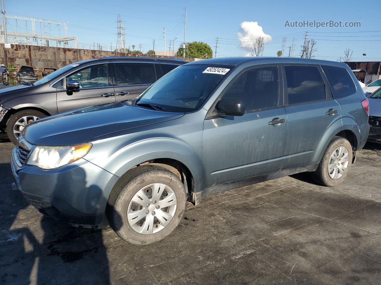 2009 Subaru Forester 2.5x Blue vin: JF2SH61649H750430