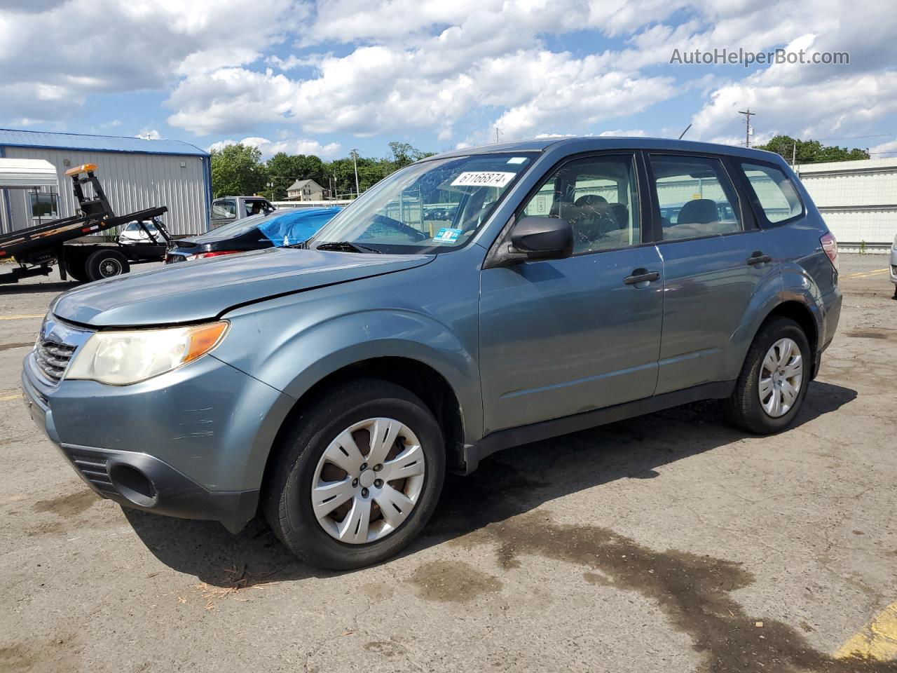 2009 Subaru Forester 2.5x Blue vin: JF2SH61649H755918