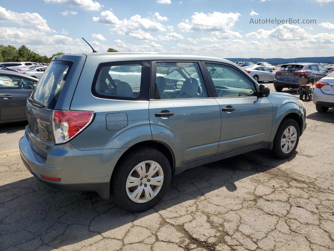 2009 Subaru Forester 2.5x Blue vin: JF2SH61649H755918