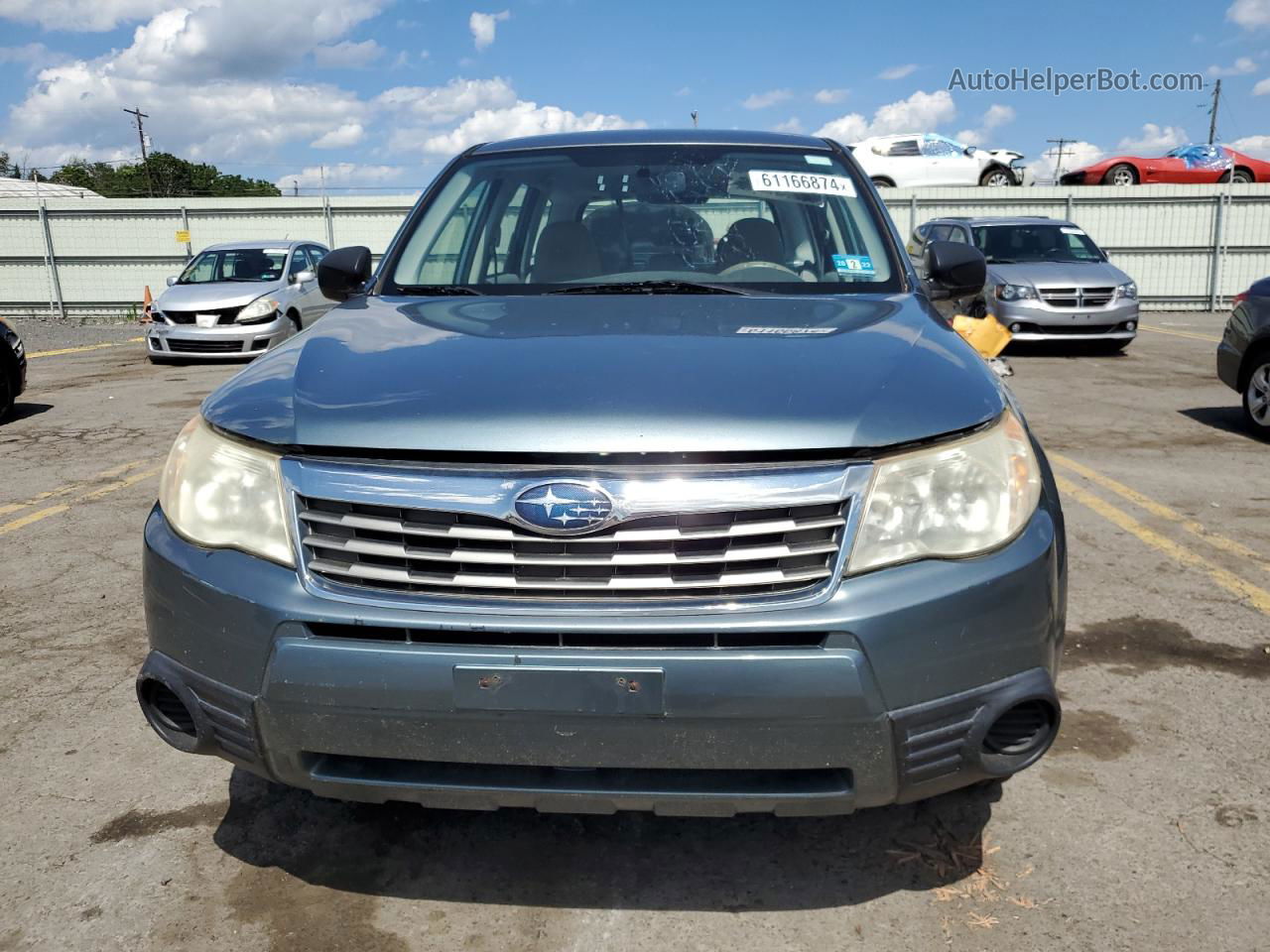 2009 Subaru Forester 2.5x Blue vin: JF2SH61649H755918