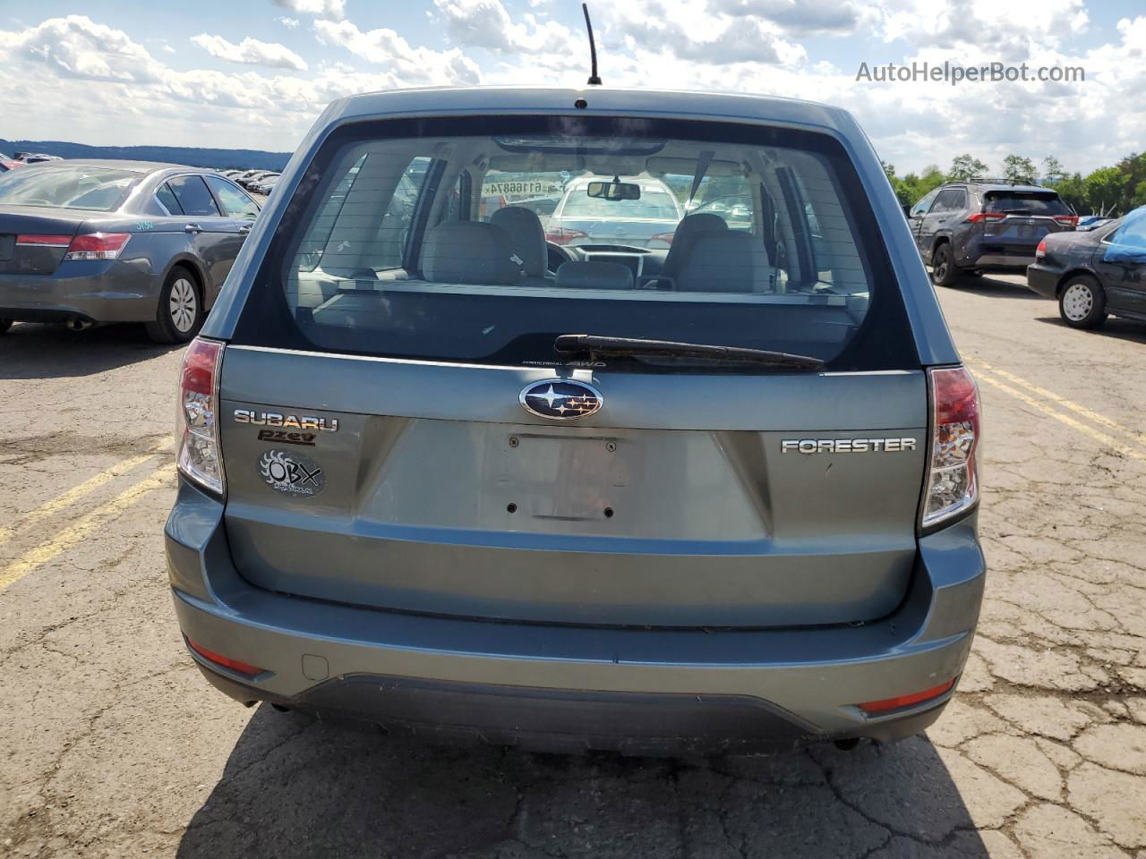 2009 Subaru Forester 2.5x Blue vin: JF2SH61649H755918