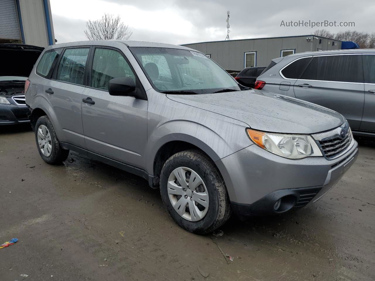 2009 Subaru Forester 2.5x Серебряный vin: JF2SH61649H760195