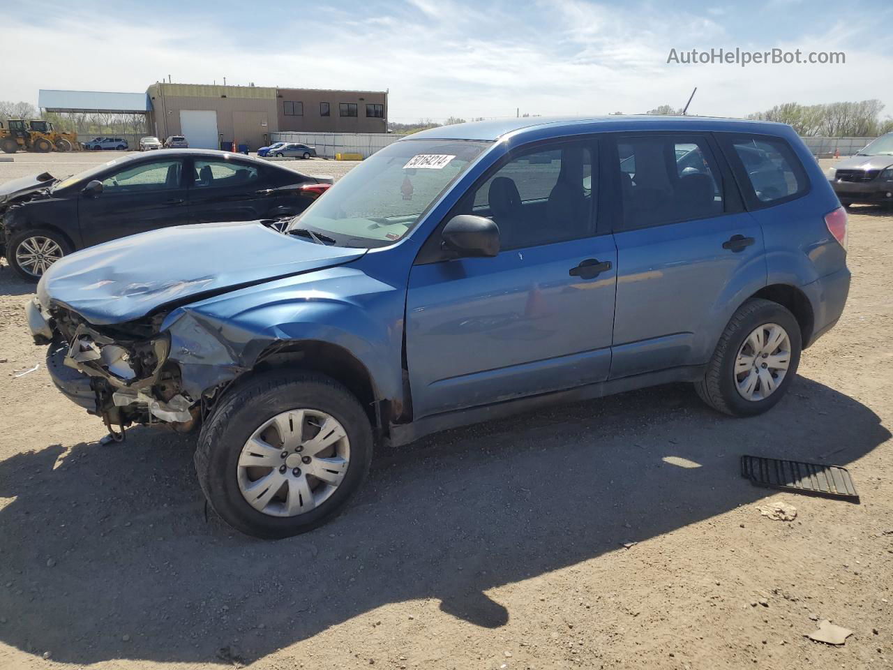 2009 Subaru Forester 2.5x Blue vin: JF2SH61659H726895