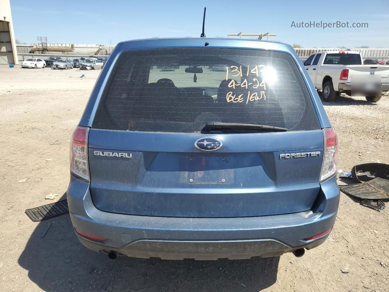 2009 Subaru Forester 2.5x Blue vin: JF2SH61659H726895