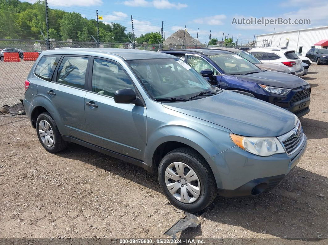 2009 Subaru Forester 2.5x Light Blue vin: JF2SH61659H746645