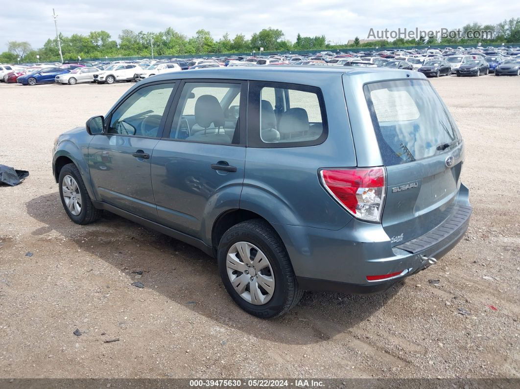 2009 Subaru Forester 2.5x Light Blue vin: JF2SH61659H746645