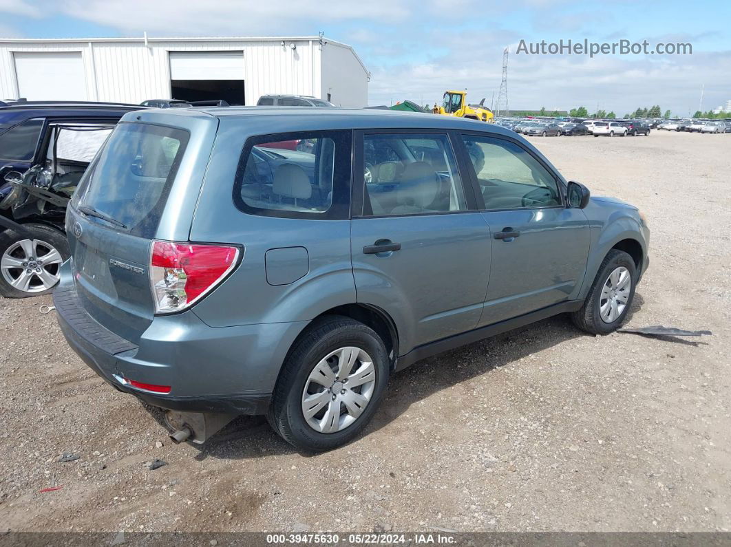 2009 Subaru Forester 2.5x Light Blue vin: JF2SH61659H746645