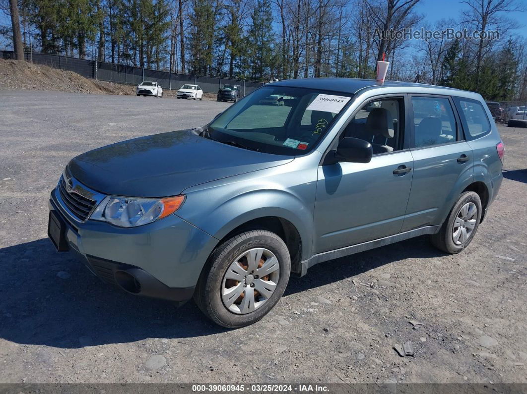 2009 Subaru Forester 2.5x Teal vin: JF2SH61659H787230