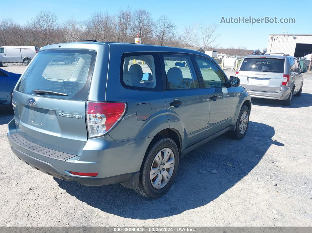 2009 Subaru Forester 2.5x Teal vin: JF2SH61659H787230