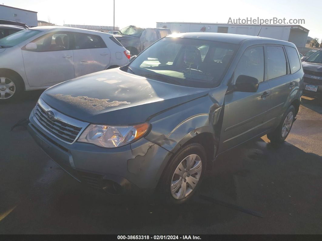 2009 Subaru Forester 2.5x Blue vin: JF2SH61659H792881