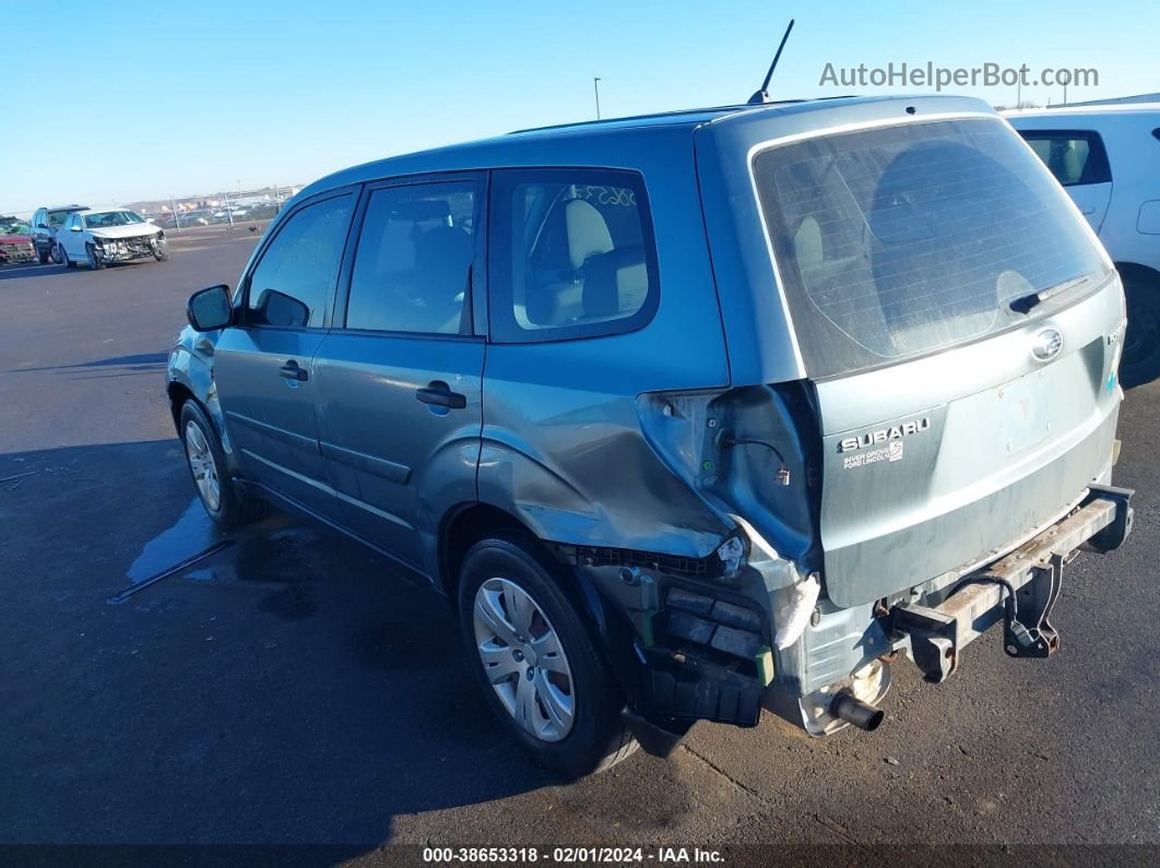 2009 Subaru Forester 2.5x Blue vin: JF2SH61659H792881