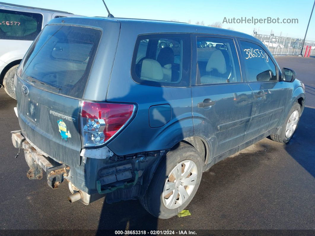 2009 Subaru Forester 2.5x Blue vin: JF2SH61659H792881