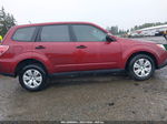 2009 Subaru Forester 2.5x Red vin: JF2SH61669H719180