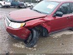 2009 Subaru Forester 2.5x Red vin: JF2SH61669H719180