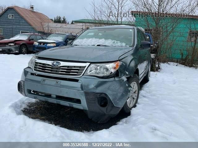 2009 Subaru Forester X Turquoise vin: JF2SH61669H727036