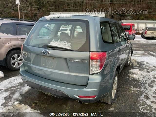2009 Subaru Forester X Turquoise vin: JF2SH61669H727036