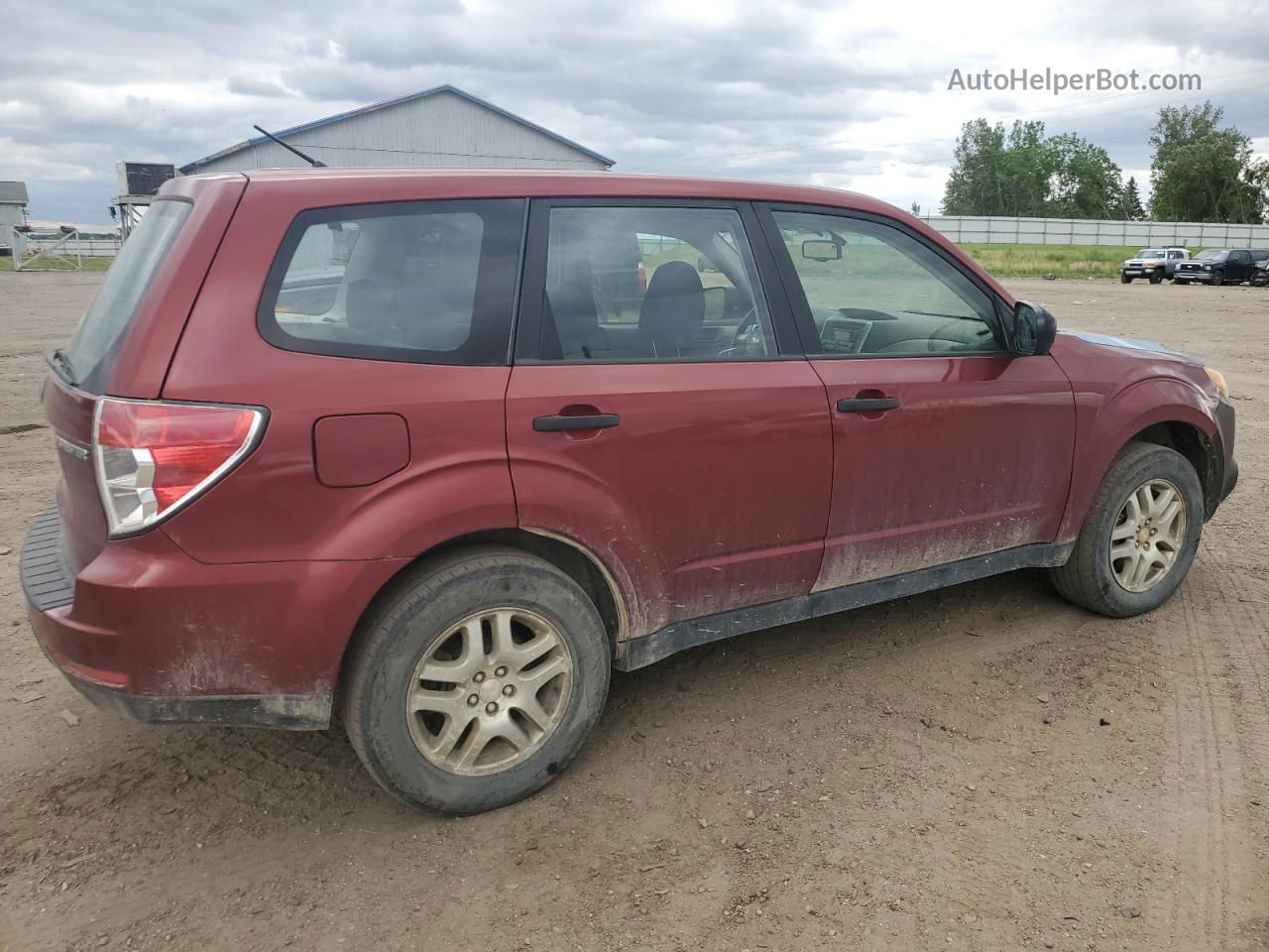 2009 Subaru Forester 2.5x Красный vin: JF2SH61669H729109