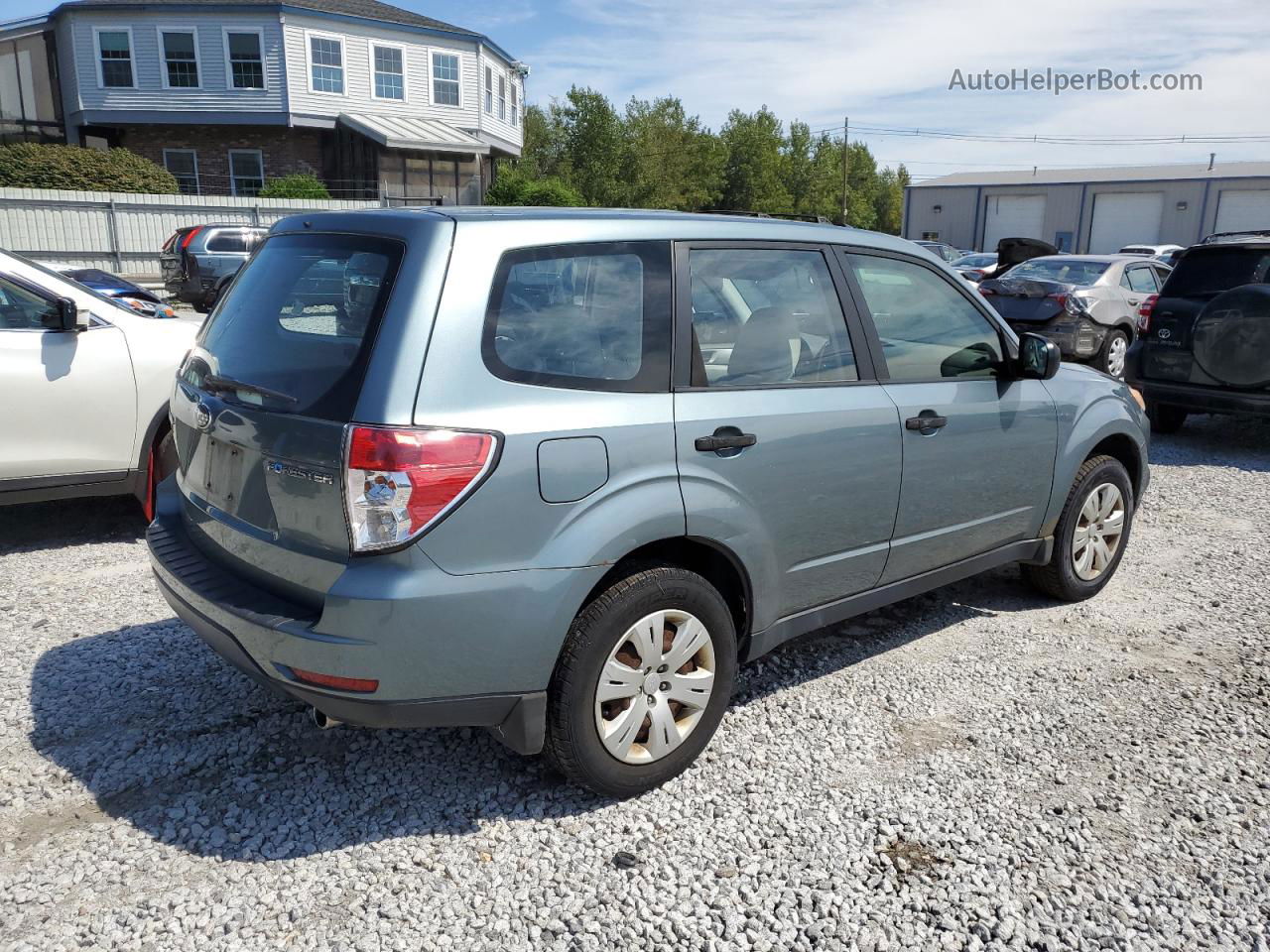 2009 Subaru Forester 2.5x Teal vin: JF2SH61669H742023