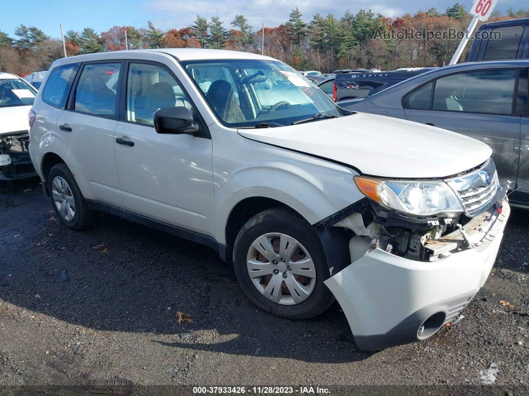 2009 Subaru Forester 2.5x Белый vin: JF2SH61669H748162