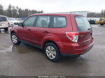 2009 Subaru Forester 2.5x Burgundy vin: JF2SH61669H775278