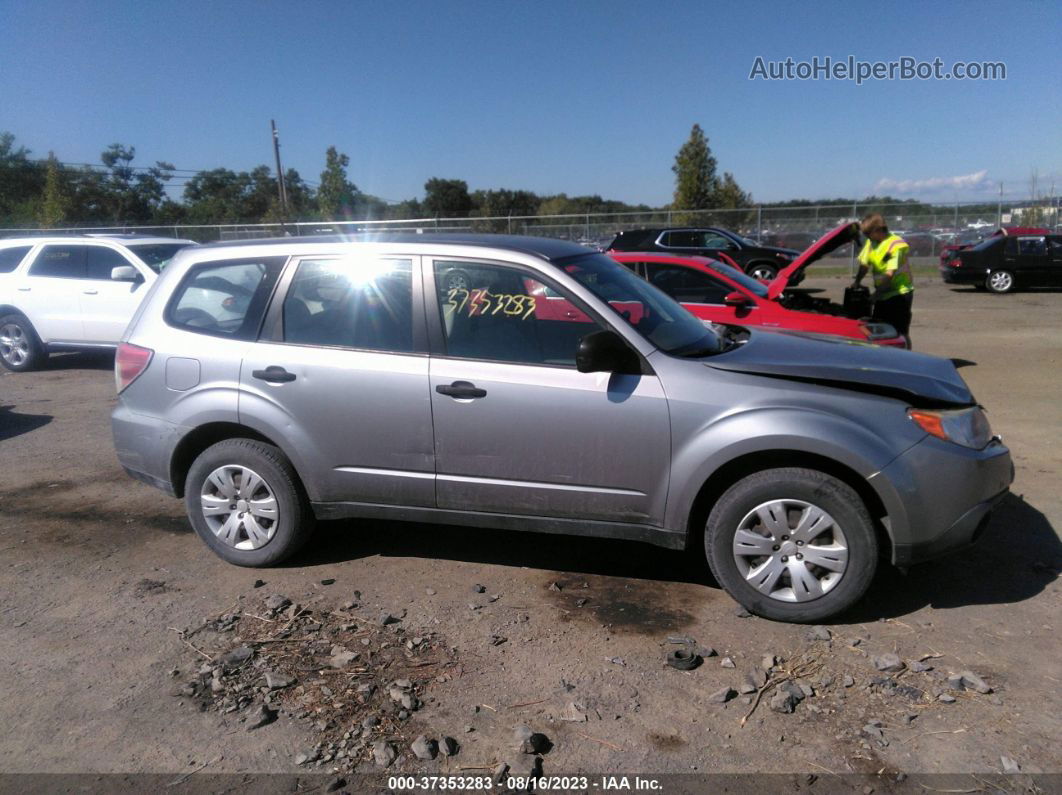 2009 Subaru Forester X Silver vin: JF2SH61679H716210