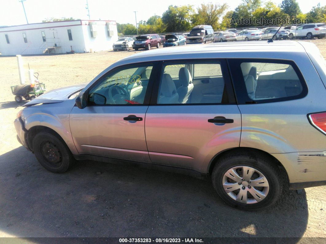 2009 Subaru Forester X Серебряный vin: JF2SH61679H716210