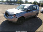 2009 Subaru Forester X Silver vin: JF2SH61679H716210