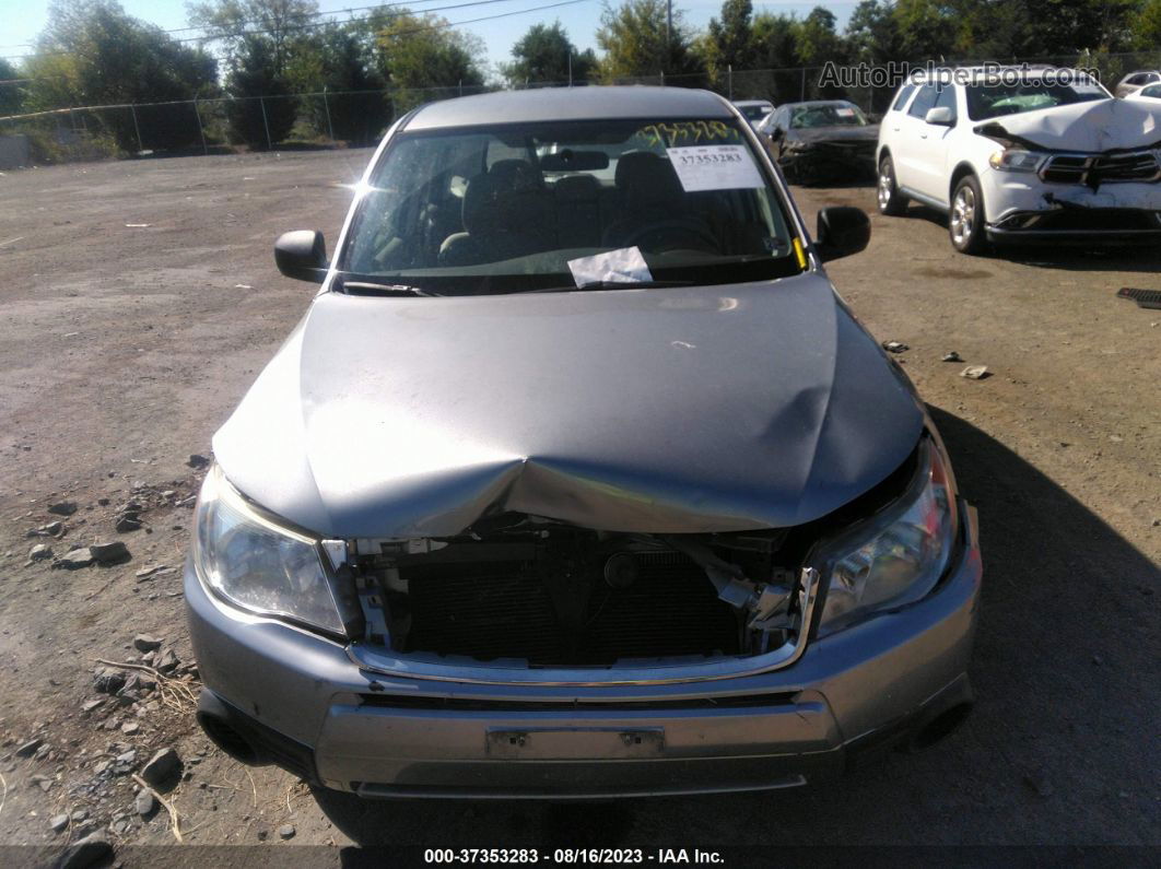 2009 Subaru Forester X Silver vin: JF2SH61679H716210