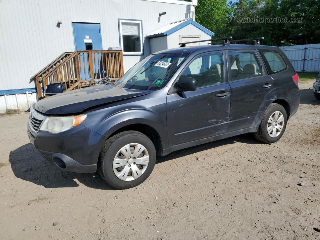 2009 Subaru Forester 2.5x Black vin: JF2SH61679H775600