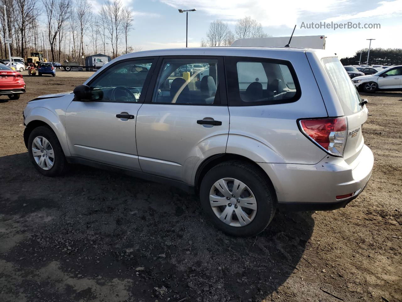 2009 Subaru Forester 2.5x Silver vin: JF2SH61679H793644