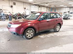 2009 Subaru Forester X Maroon vin: JF2SH61689G787986